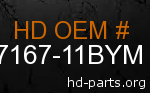 hd 47167-11BYM genuine part number