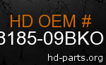 hd 48185-09BKO genuine part number