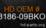 hd 48186-09BKO genuine part number