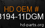 hd 48194-11DGM genuine part number