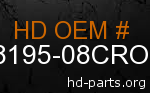 hd 48195-08CRO genuine part number
