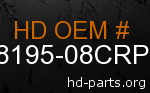 hd 48195-08CRP genuine part number