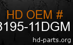 hd 48195-11DGM genuine part number