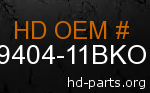 hd 49404-11BKO genuine part number
