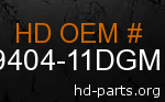 hd 49404-11DGM genuine part number