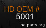 hd 5001 genuine part number