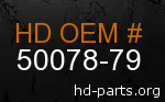 hd 50078-79 genuine part number