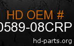 hd 50589-08CRP genuine part number
