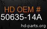 hd 50635-14A genuine part number