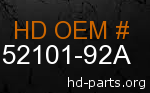 hd 52101-92A genuine part number