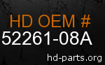 hd 52261-08A genuine part number