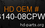 hd 53140-08CPW genuine part number