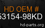 hd 53154-98KD genuine part number