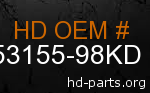 hd 53155-98KD genuine part number