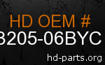 hd 53205-06BYC genuine part number