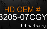 hd 53205-07CGY genuine part number