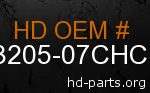 hd 53205-07CHC genuine part number