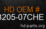hd 53205-07CHE genuine part number