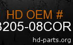 hd 53205-08COR genuine part number