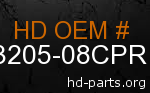 hd 53205-08CPR genuine part number