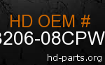 hd 53206-08CPW genuine part number