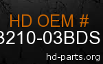 hd 53210-03BDS genuine part number