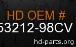 hd 53212-98CV genuine part number
