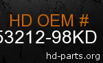 hd 53212-98KD genuine part number