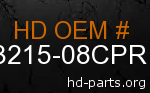 hd 53215-08CPR genuine part number