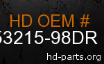 hd 53215-98DR genuine part number