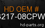 hd 53217-08CPW genuine part number
