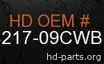hd 53217-09CWB genuine part number