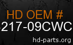 hd 53217-09CWC genuine part number