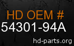 hd 54301-94A genuine part number