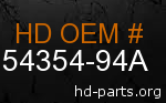 hd 54354-94A genuine part number