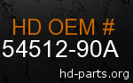hd 54512-90A genuine part number