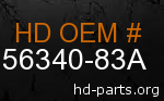 hd 56340-83A genuine part number