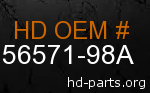 hd 56571-98A genuine part number