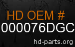 hd 57000076DGC genuine part number
