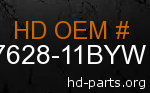 hd 57628-11BYW genuine part number