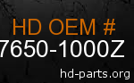 hd 57650-1000Z genuine part number