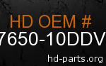 hd 57650-10DDV genuine part number
