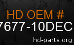 hd 57677-10DEC genuine part number