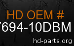 hd 57694-10DBM genuine part number