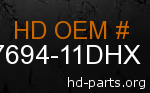 hd 57694-11DHX genuine part number