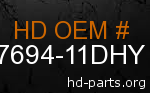 hd 57694-11DHY genuine part number