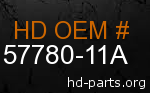 hd 57780-11A genuine part number
