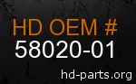 hd 58020-01 genuine part number