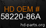 hd 58220-86A genuine part number