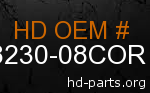 hd 58230-08COR genuine part number